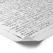 Codex Leicesterのページ， 1508-12 ポスター (角)