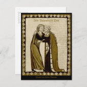 Codex Manesse CC0035バレンタイン シーズンポストカード (正面/裏面)