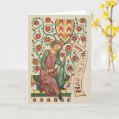 Codex Manesse CC0555誕生日カード カード (黄色い花)