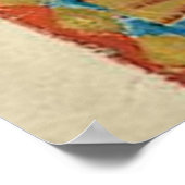 Codex Manesse Graf Friedrich von Leiningen ポスター (角)