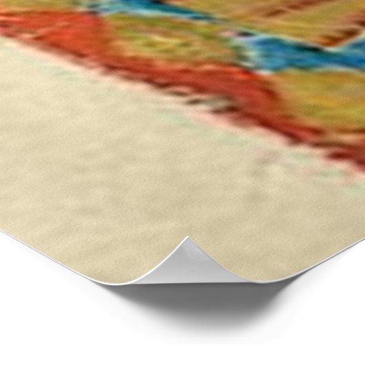 Codex Manesse Graf Friedrich von Leiningen ポスター (角)