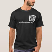 Código QR de la página Locostodos.com Tシャツ (正面)