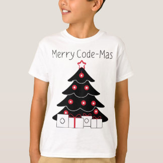 Coding Christmas Tree Merry Code-mas Shirt Tシャツ