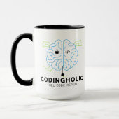 Coding Duo Mug Set for Programmers & coders マグカップ (左)