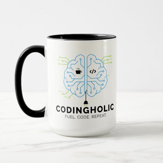 Coding Duo Mug Set for Programmers & coders マグカップ (左)