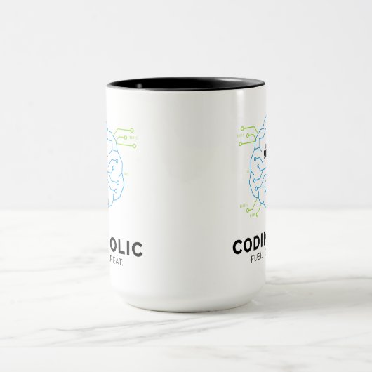 Coding Duo Mug Set for Programmers & coders マグカップ (中央)