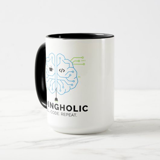Coding Duo Mug Set for Programmers & coders マグカップ (正面左)