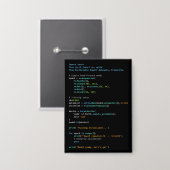 Coding Humor - Developer Logic and Tech Life 缶バッジ (正面/裏面)