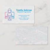 Coding | Software Engineer 名刺 (正面/裏面)