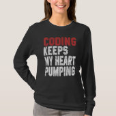 Coding  Women Men Code Developer Programming Geek  Tシャツ (正面)