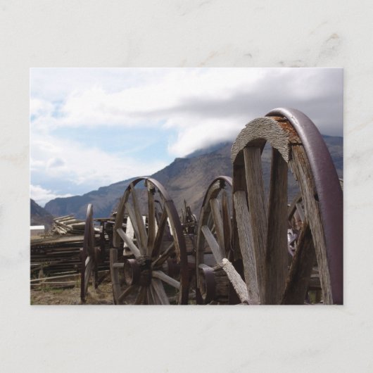 CodyのWYの郵便はがきのOldeの町 ポストカード (正面)