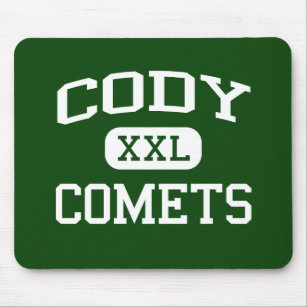 Cody -彗星-高等学校-デトロイトミシガン州 マウスパッド