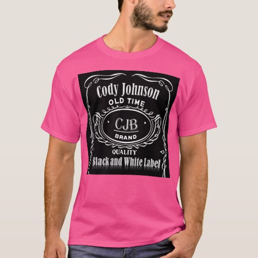 Cody Johnson – 白黒ラベルアルバム2011 Tシャツ (正面)