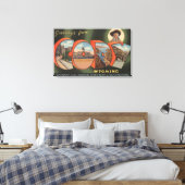 Cody, WyomingLarge Letter ScenesCody, WY キャンバスプリント (インサイチュ (寝室))