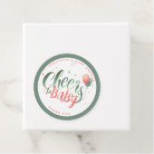 COED応援ベビーセージ桃ボトルブルズシャワー フェイバータグ (インサイチュ)