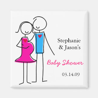 Coed Baby Shower Magnetの好意 マグネット