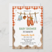 Coed BBQ Baby Shower invitation 招待状 (正面)