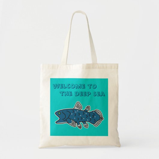 Coelacanthのトート"深海への歓迎" トートバッグ (正面)