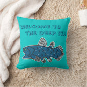Coelacanthの枕"深海への歓迎" クッション (ブランケット)