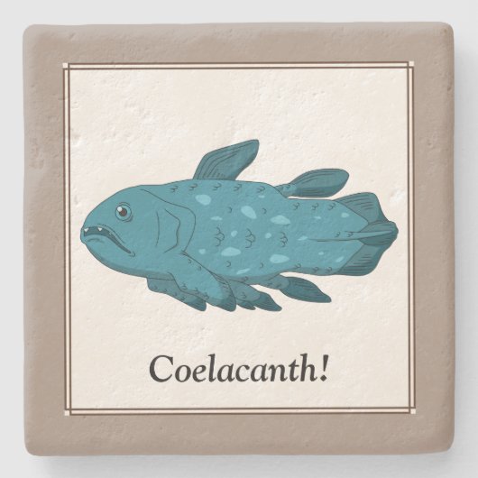 Coelacanth ストーンコースター (正面)