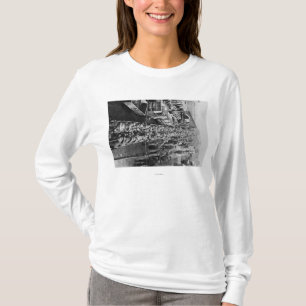 Coeurのd'Aleneに荷を積んでいるチャンス鉱山労働者 Tシャツ