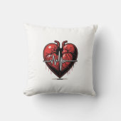Cœur Anatomique avec Battement de Vie  クッション (正面)