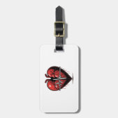 Cœur Anatomique avec Battement de Vie  ラゲッジタグ (正面縦)