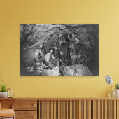 Coeur d'AleneのChance Mineリードマイニング(ID) キャンバスプリント (インサイチュ (リビング))