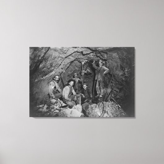 Coeur d'AleneのChance Mineリードマイニング(ID) キャンバスプリント (正面)