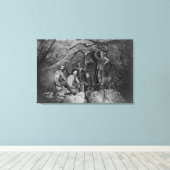 Coeur d'AleneのChance Mineリードマイニング(ID) キャンバスプリント (インサイチュ (ウッドフロア))