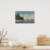 Coeur d'Alene, ID – シティビュービーチ&ピア ポスター (キッチン)