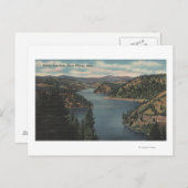 Coeur d'Alene, ID -美しいベイの表示 ポストカード (正面/裏面)