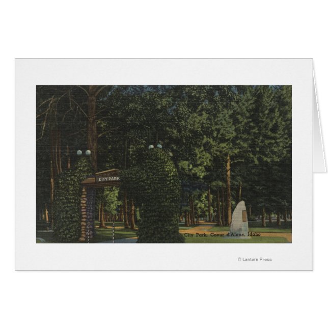 Coeur d'Alene, ID - View of City Park (正面横)
