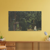 Coeur d'Alene, ID - View of City Park キャンバスプリント (インサイチュ (リビング))