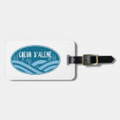 Coeur d'Alene Idaho Outdoors ラゲッジタグ (正面横)