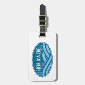 Coeur d'Alene Idaho Outdoors ラゲッジタグ (正面縦)