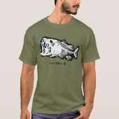 COEUR D'ALENE - ONE BAD BASS SWIDAHO Tシャツ (正面)