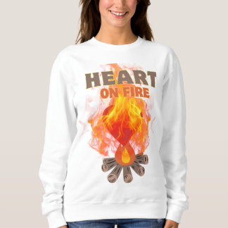 Coeur en feu  スウェットシャツ