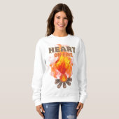 Coeur en feu スウェットシャツ (正面フル)