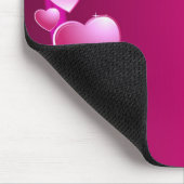 coeur rose マウスパッド (コーナー)