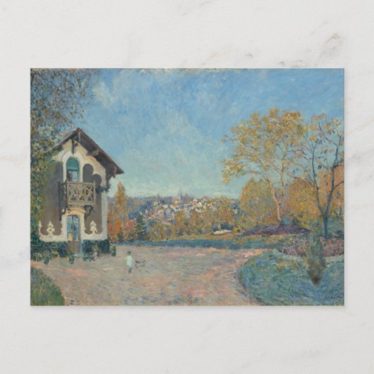 Coeur-VolantからのMarly-le-Roiの表示 ポストカード (正面)