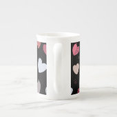 Cœurs 2 ボーンチャイナマグカップ (裏面)