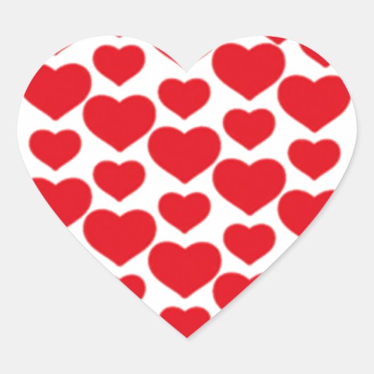 Coeurs rouges pour Valentine - ハートシール (正面)