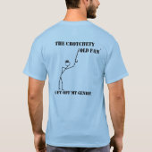 cofのgofは決してコピーを染めません tシャツ (裏面)