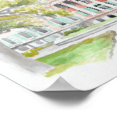 CofCプリントのオリジナル水色 ポスター (角)