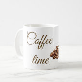 Cofee time mug コーヒーマグカップ (正面左)