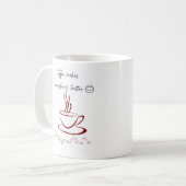 coffe MUG コーヒーマグカップ (正面左)