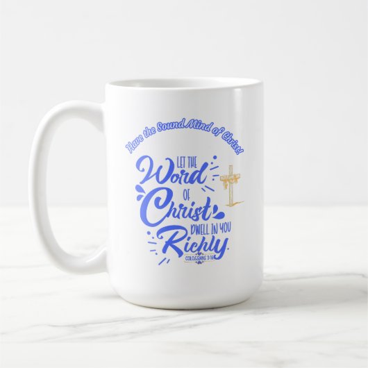 Coffe Mug | 15 oz | White | Printed  コーヒーマグカップ (左)