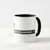 Coffe...? Where's my freakin' champagne...?!? マグカップ (正面右)
