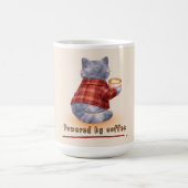 "Coffeeで動く" 猫のコーヒーカップ コーヒーマグカップ (中央)